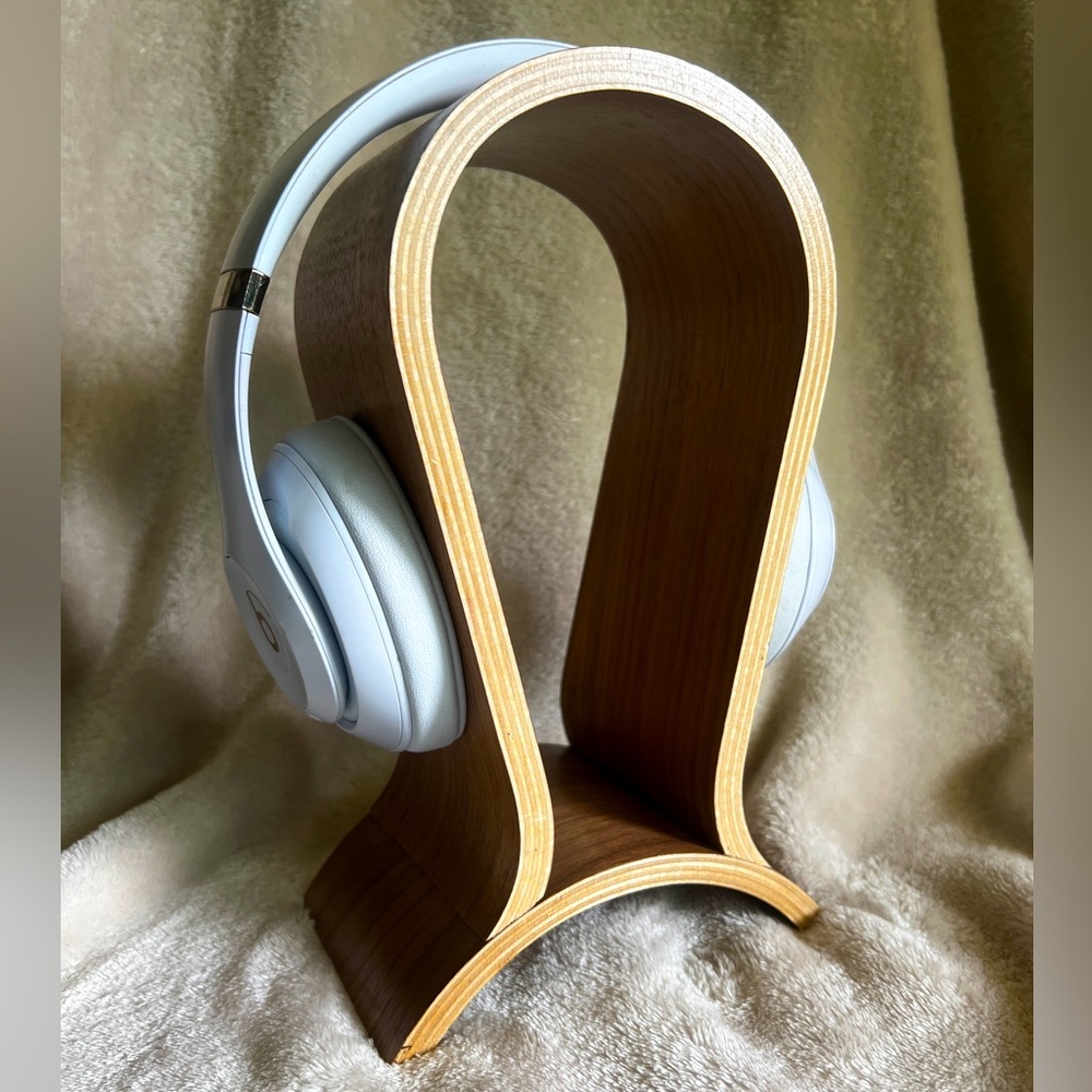 Wooden Headphone Stand